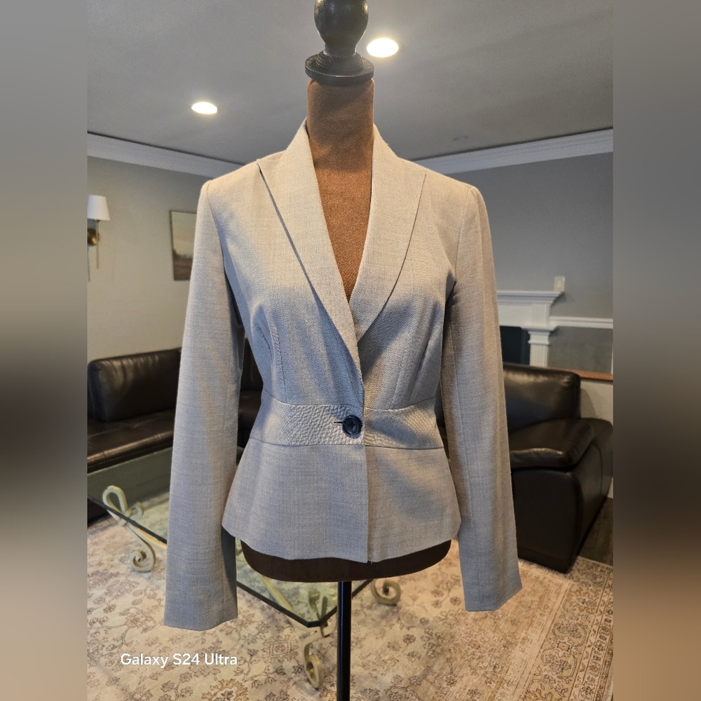 Banana Republic Light Gray Women's Blazer